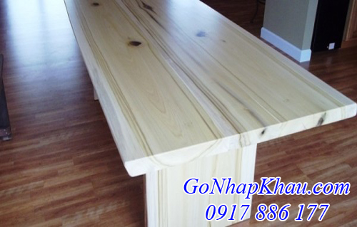 gỗ poplar (gỗ bạch dương) làm bàn