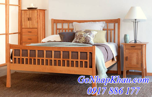 gỗ trăn (gỗ alder) làm giường ngũ